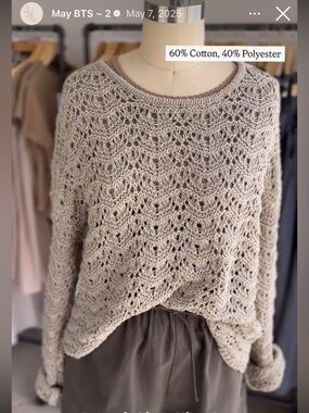 Neuflora Hastings Sweater NWT
